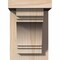 Ekena Millwork Pescadero Smooth Corbel w/Backplate, Douglas Fir, 5 1/2"W x 8"D x 8"H COR06X08X08PEC01SDF - alternate 4